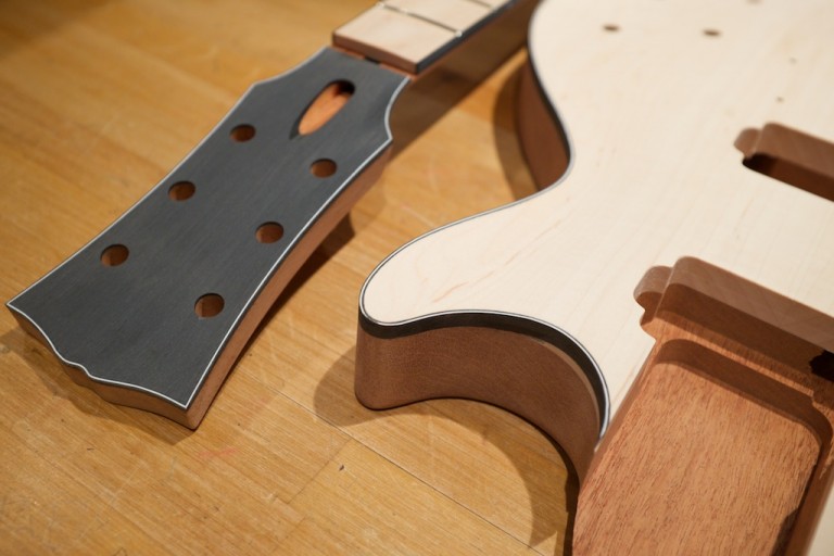 Headstock Binding Precision Guitar Kits
