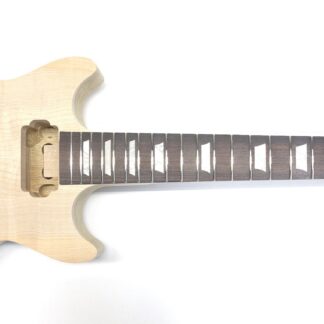 59 Carved Top Double Cut - Black Limba - Flame Maple