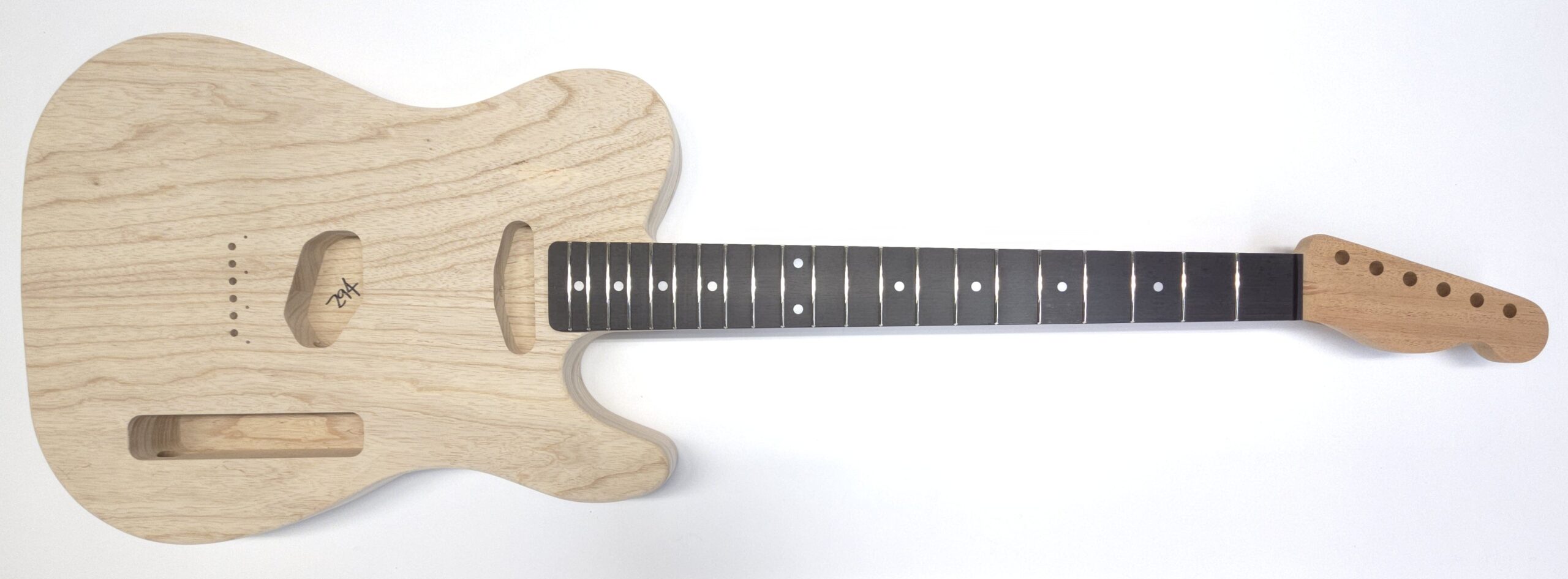 Swamp Ash T Style - Mahogany - Ebony
